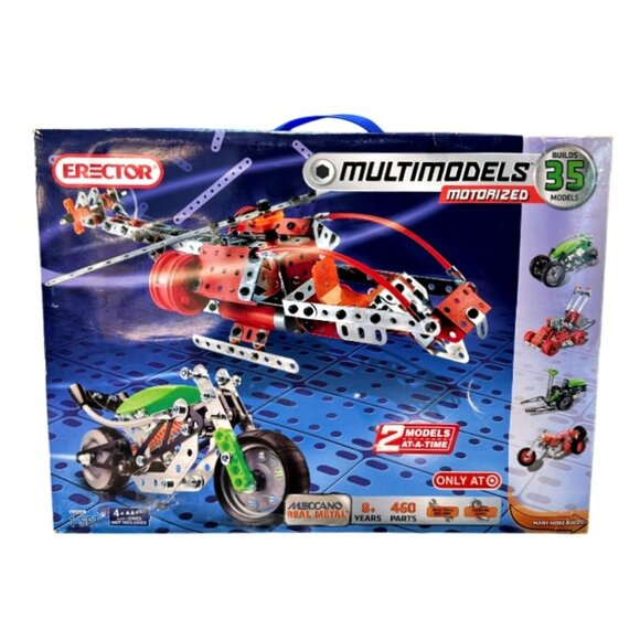 Erector Set 6024683 Multimodels Motorized 35 Models 2 at a Time 2014 8+ Years - Picture 7 of 12